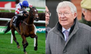 Sir Alex Ferguson and his Horse. Image credit- DailyExpress