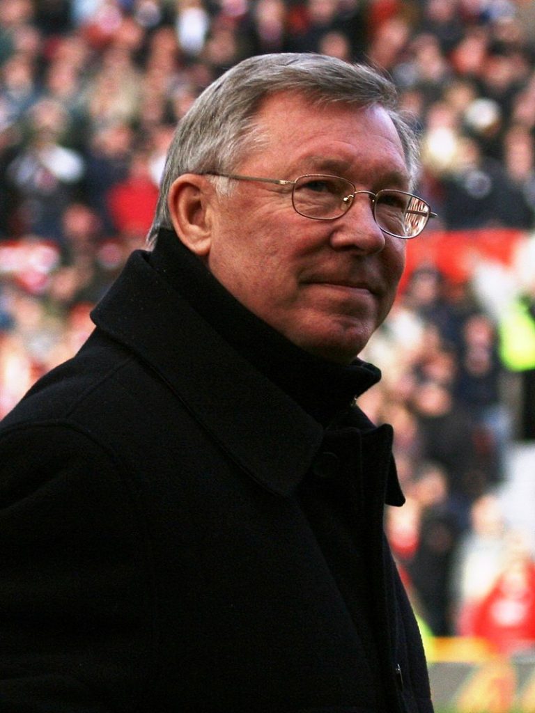 Sir Alex Ferguson. credit- Wikipedia