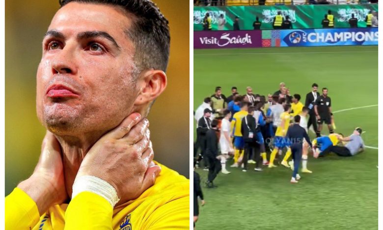 Cristiano Ronaldo at the centre of Al Nassr's break-out fight with Al Ain  players after getting eliminated from AFC Cup - Sports Buddy