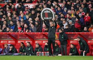 Wahala: Awoniyi's club owner furiously chases referee down the tunnel after last minute loss to Liverpool 3 Additional time also sparked controversy in the game. Credit: Imago
