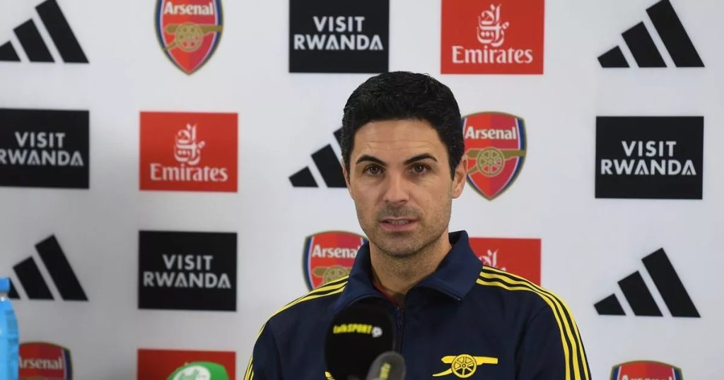 Mikel Arteta Credit: Getty
