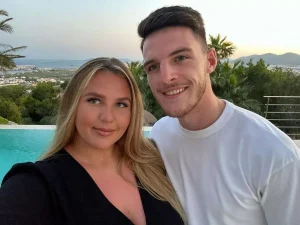 Martin Odegaard & Partners Celebrate Chelsea Massacre With Dance Steps 3 0 Declan Rice girlfriend Lauren Fryer