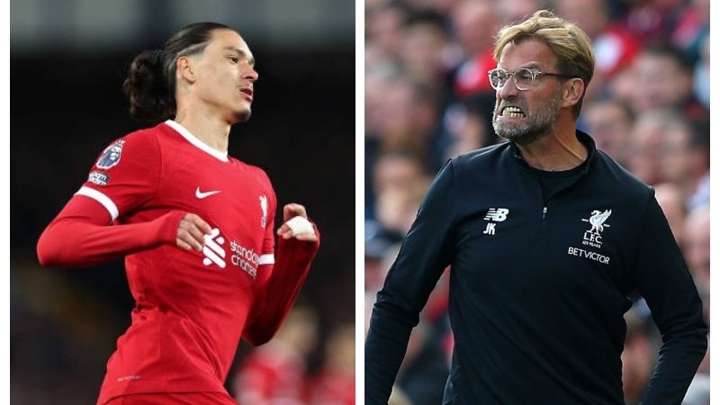 Darwin Nunez and Jurgen Klopp clashed after Merseyside loss. (Pelumi)