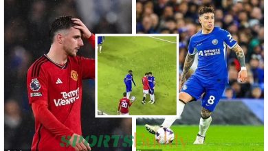 Enzo Fernandez and Mason Mount were engaged in a spat. Credit: Sports Buddy (Pelumi)