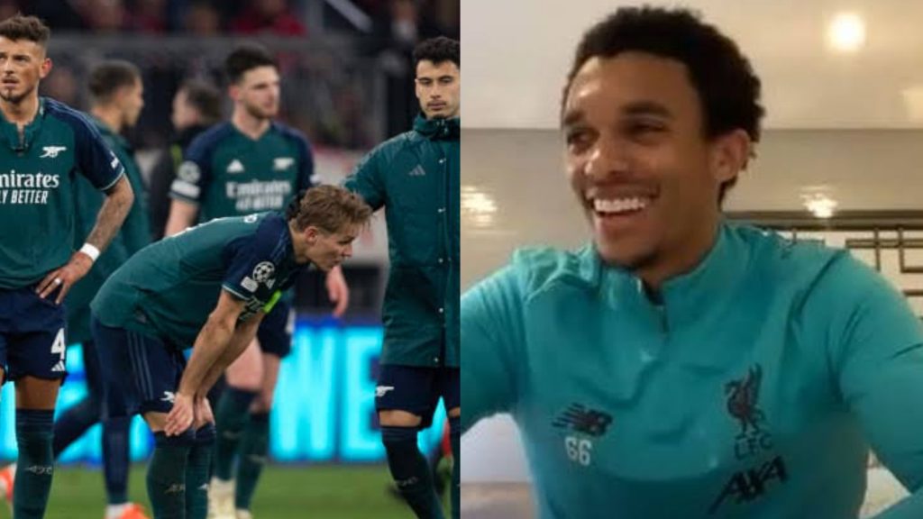Trent Alexander-Arnold questions Arsenal mentality