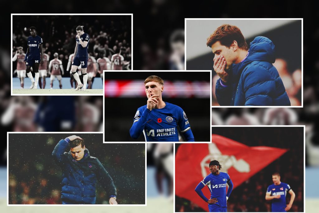 Chelsea's League position without Cole Palmer. Credit: The Sun