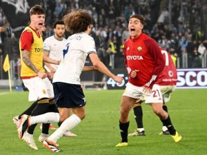 One Football seriea roma lazio derby dybala guendouzi shout