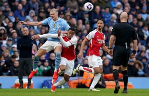 Arsenal defender battling with Haaland