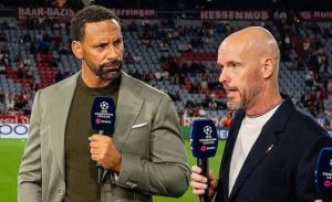 Rio Ferdinand and Erik ten Hag