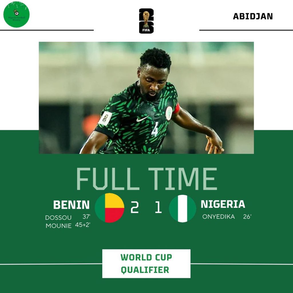 Benin Republic Vs Nigeria
