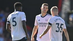 Despite Subtle Dig At Arsenal, Xhaka Acknowledges Being In Contact With Three Gunners Stars 3 thomas partey granit xhaka oleksandr zinchenko arsenal 2