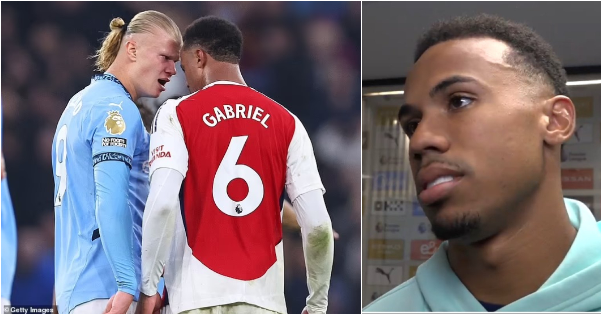 Gabriel magalhães vs Erling Haaland