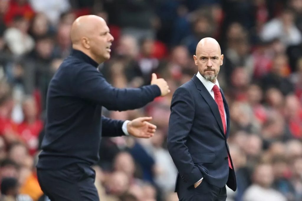 Arne Slot analyses Ten Hag's tactics (Getty)