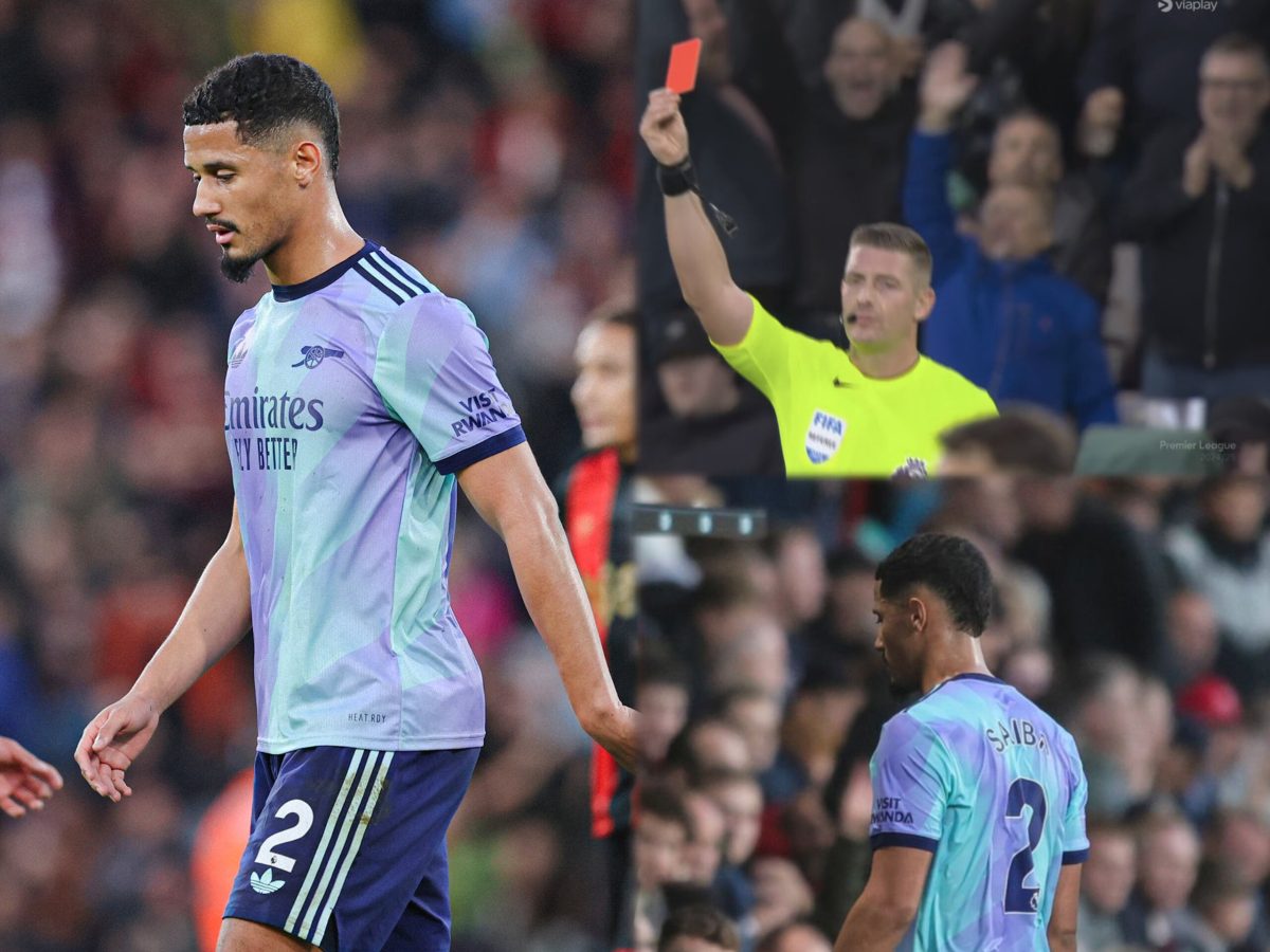 William Saliba: How many game will the Arsenal man miss following his 30th-minute sending off at Bournemouth