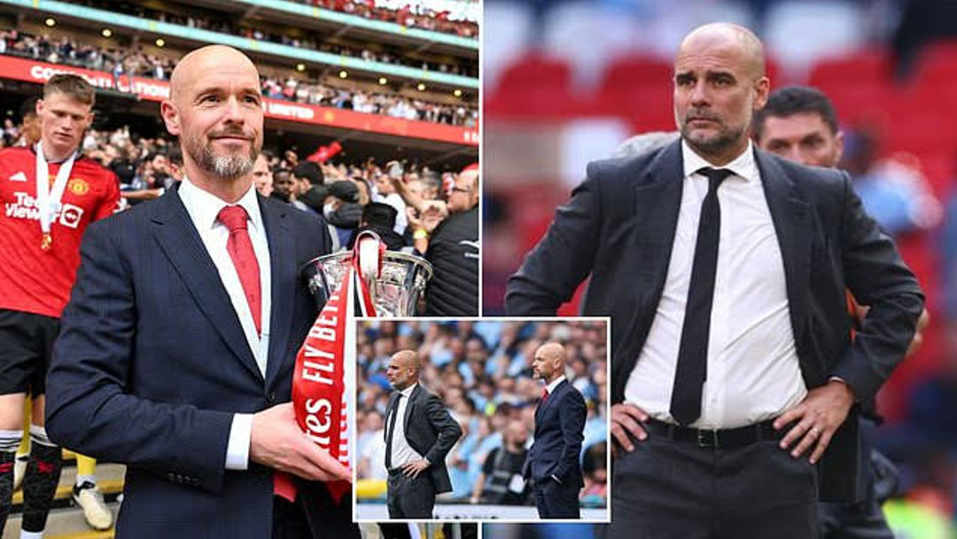 Pep Guardiola and Erik Ten Hag
