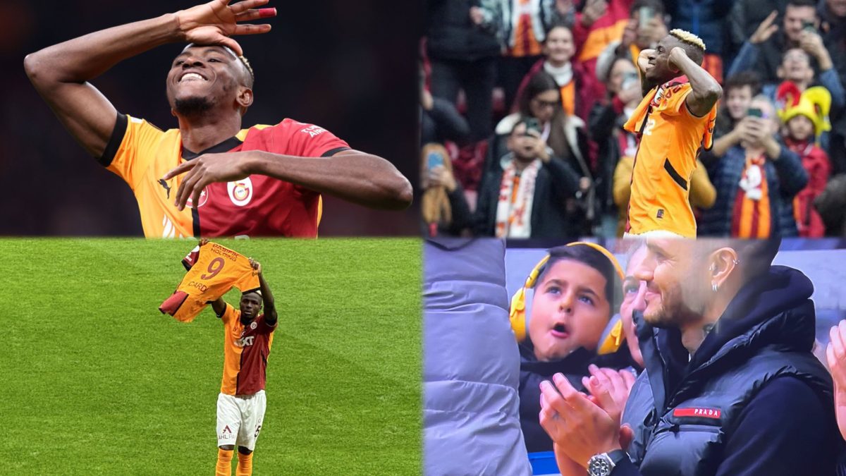 Victor Osimhen sends message to Mauro Icardi in impressive display