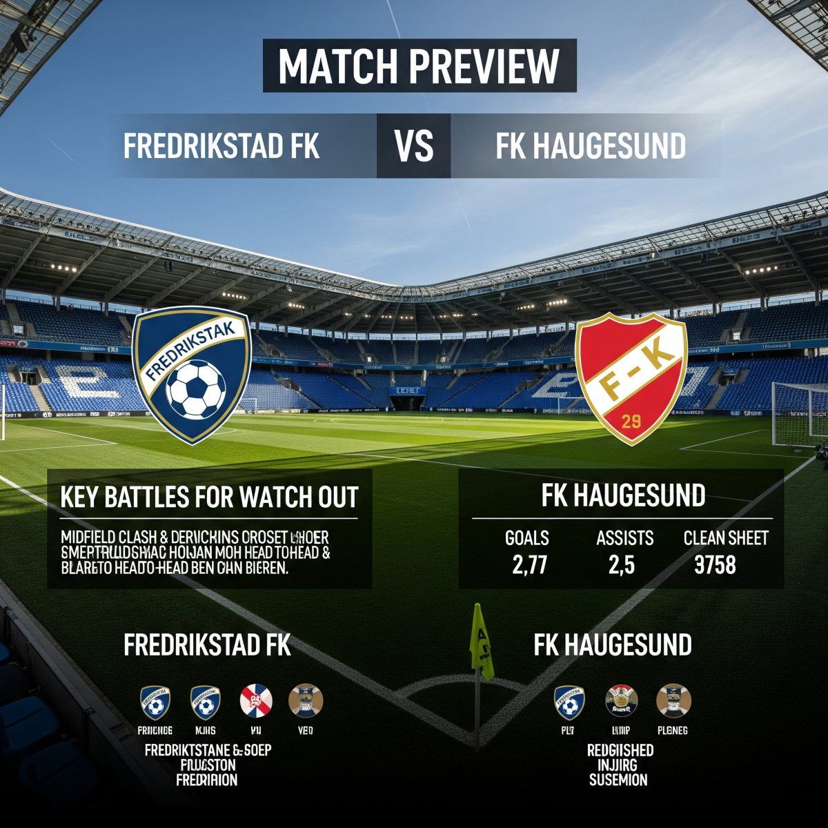 Fredrikstad FK vs FK Haugesund preview, prediction, head-to-head, team news, possible line-ups, and betting tips