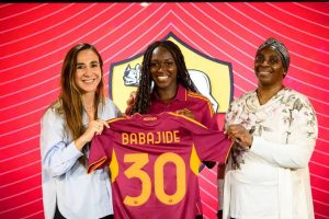 WAFCON Glory: Super Falcons Forward Stuns Fans with Colosseum Gold Medal Shoot 2 images 2025 08 14T205731.072