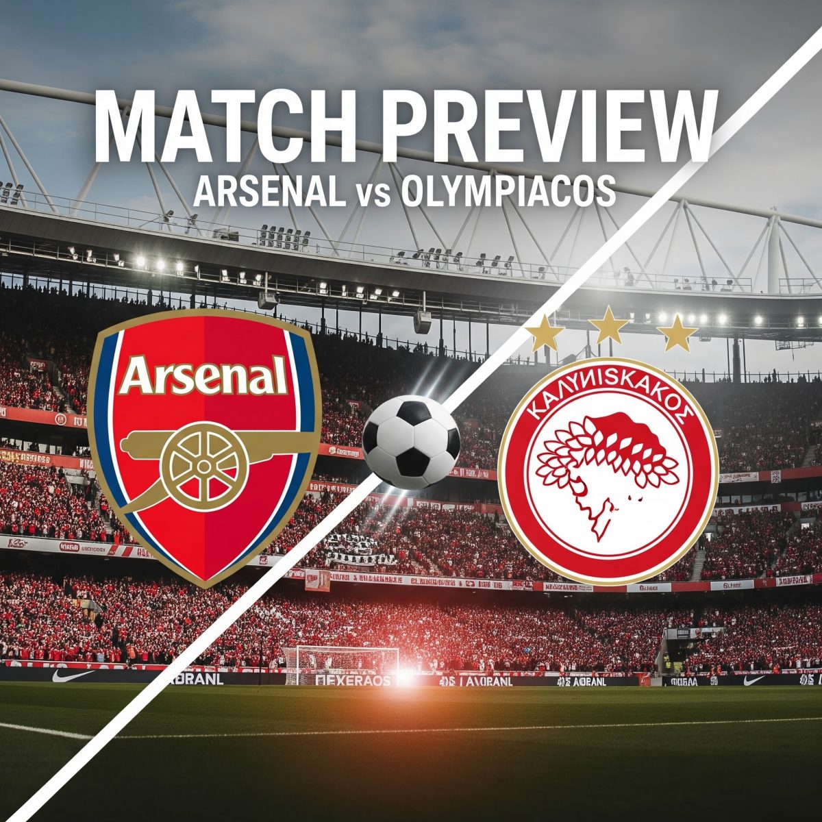 Arsenal vs Olympiacos preview, prediction, head-to-head, team news, possible line-ups, and betting tips