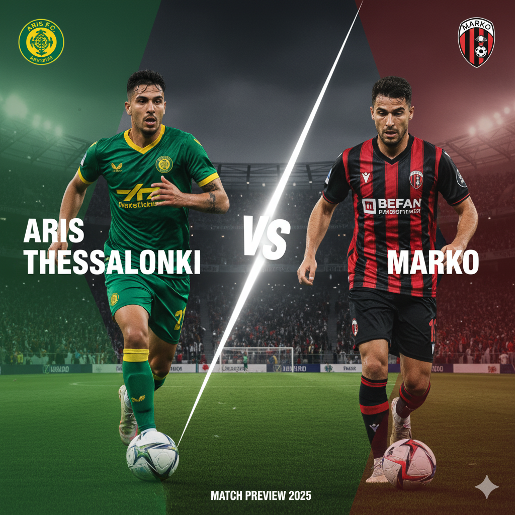 Aris Thessaloniki vs Marko preview, prediction, head-to-head, team news, possible line-ups, and betting tips