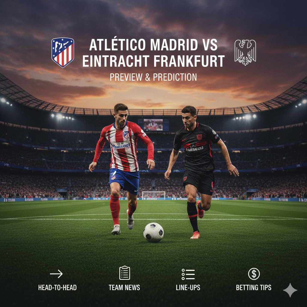 Atletico Madrid vs Eintracht Frankfurt preview, prediction, head-to-head, team news, possible line-ups, and betting tips