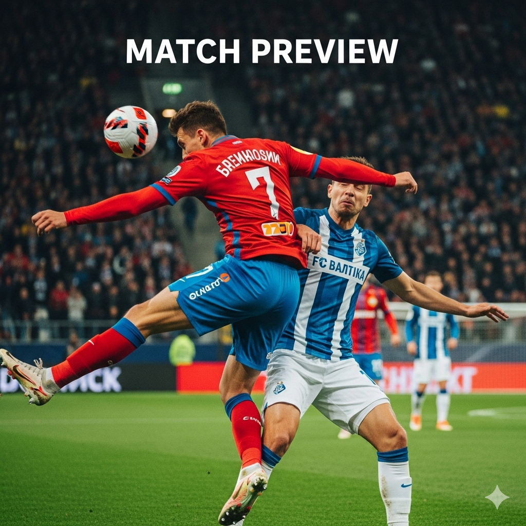 CSKA Moscow vs FC Baltika Kaliningrad preview, prediction, head-to-head, team news, possible line-ups, and betting tips