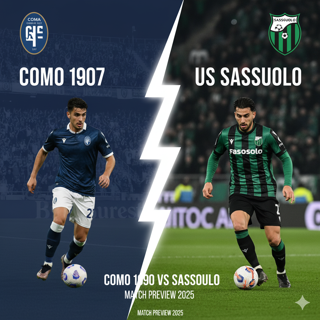 Como 1907 vs Sassuolo preview, prediction, head-to-head, team news, possible line-ups, and betting tips