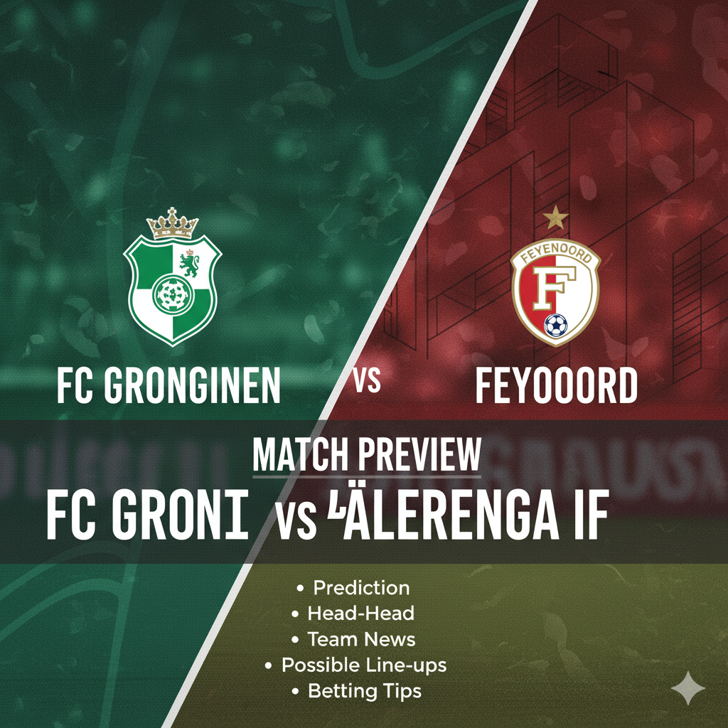 FC Groningen vs Feyenoord preview, prediction, head-to-head, team news, possible line-ups, and betting tips