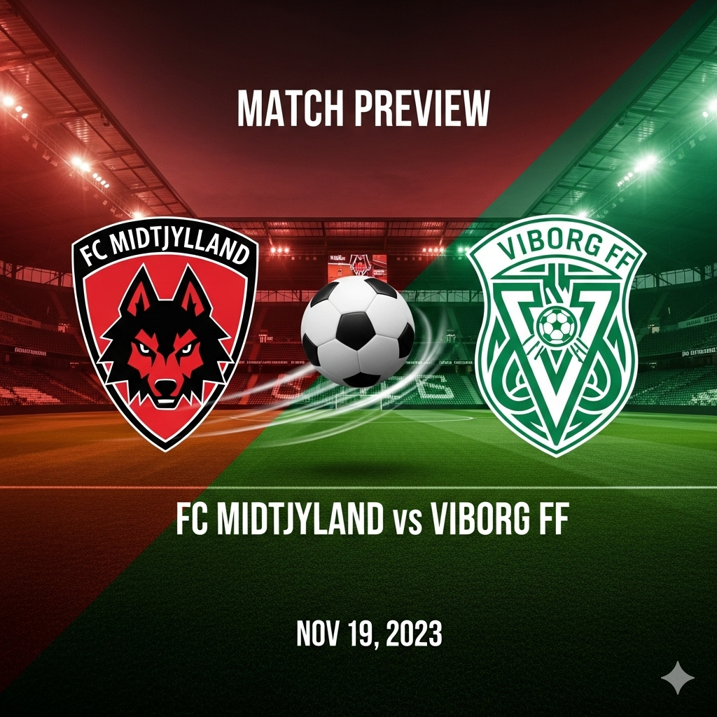 FC Midtjylland vs Viborg FF preview, prediction, head-to-head, team news, possible line-ups, and betting tips