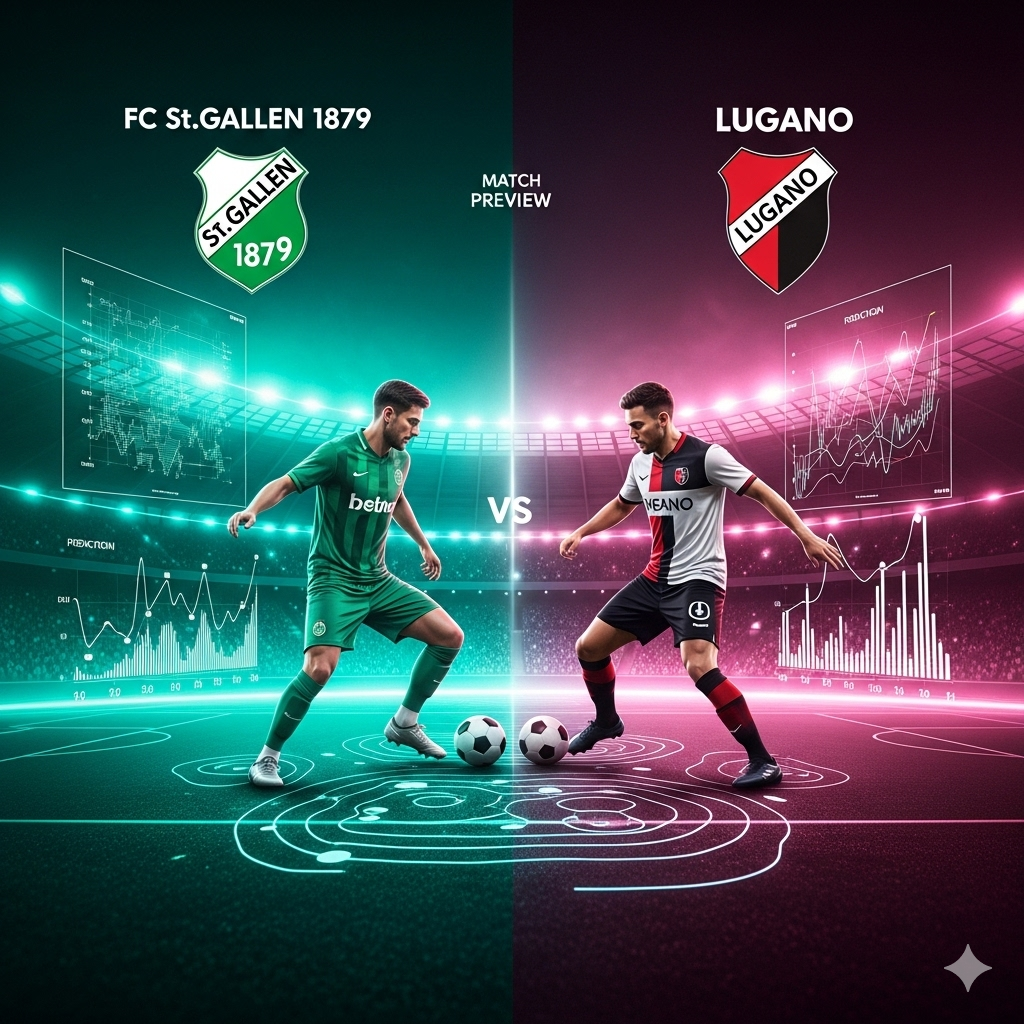 FC St. Gallen 1879 vs Lugano preview, prediction, head-to-head, team news, possible line-ups, and betting tips