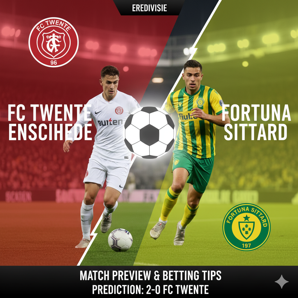 FC Twente Enschede vs Fortuna Sittard preview, prediction, head-to-head, team news, possible line-ups, and betting tips