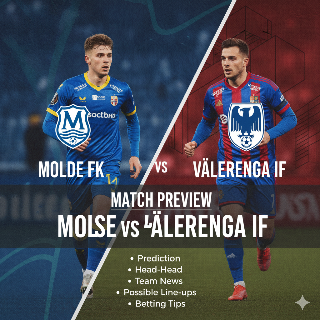 Molde vs Vaalerenga IF preview, prediction, head-to-head, team news, possible line-ups, and betting tips