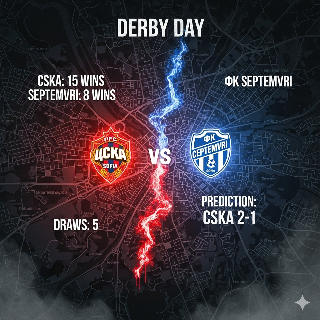 PFC CSKA Sofia vs FK Septemvri Sofia preview, prediction, head-to-head, team news, possible line-ups, and betting tips