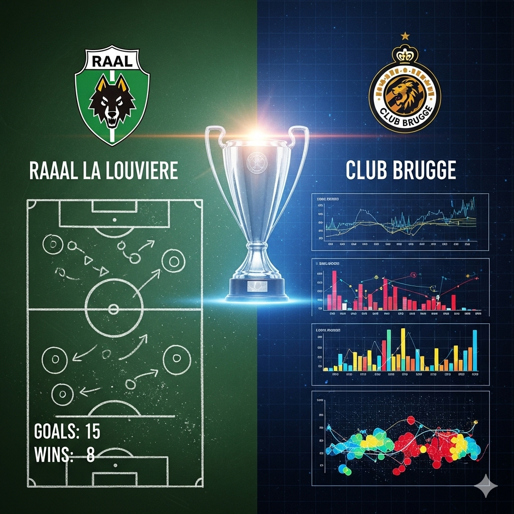 RAAL La Louviere vs Club Brugge preview, prediction, head-to-head, team news, possible line-ups, and betting tips
