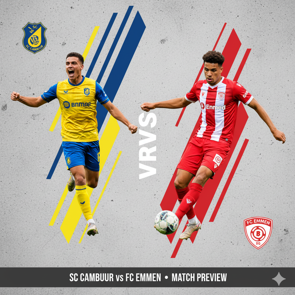 SC Cambuur vs FC Emmen preview, prediction, head-to-head, team news, possible line-ups, and betting tips
