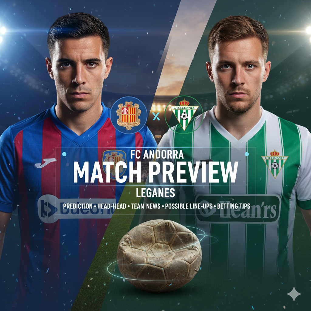 FC Andorra vs Leganes preview, prediction, head-to-head, team news, possible line-ups, and betting tips