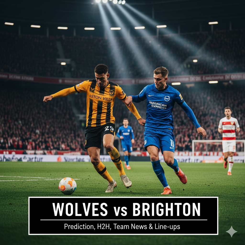 Wolves vs Brighton preview, prediction, head-to-head, team news, possible line-ups, and betting tips